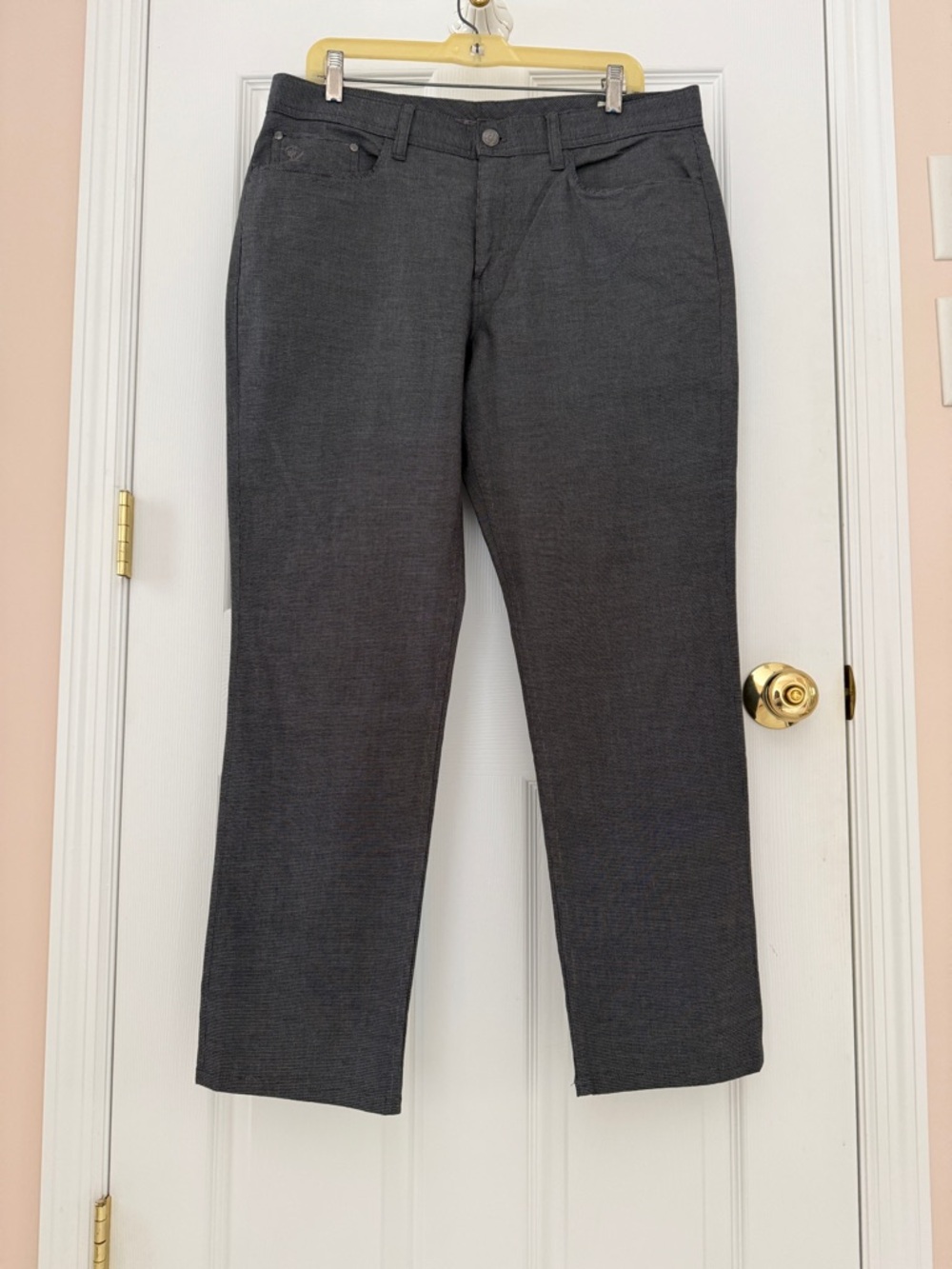 English Laundry Black Men's Textured Dress Pants 34" x30"